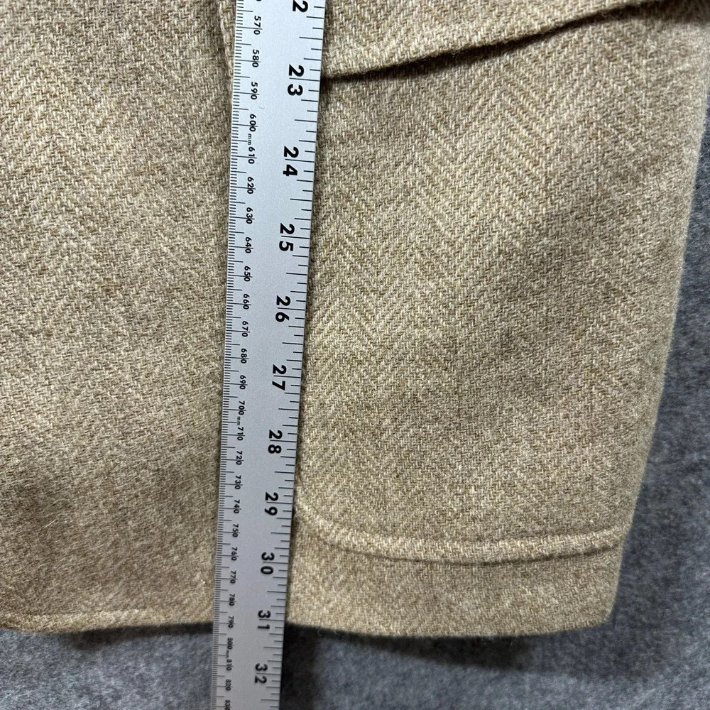 Palm Beach Blazer‎ Mens Big & Tall Tan Wool Herringbone Suede Elbow Patches USA